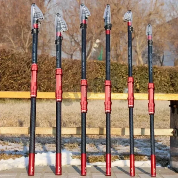 Cana Telescópica de Lançamento GTOFYU 2.7m-4.5m em Carbono para Surfcasting 10–300g - Image 4