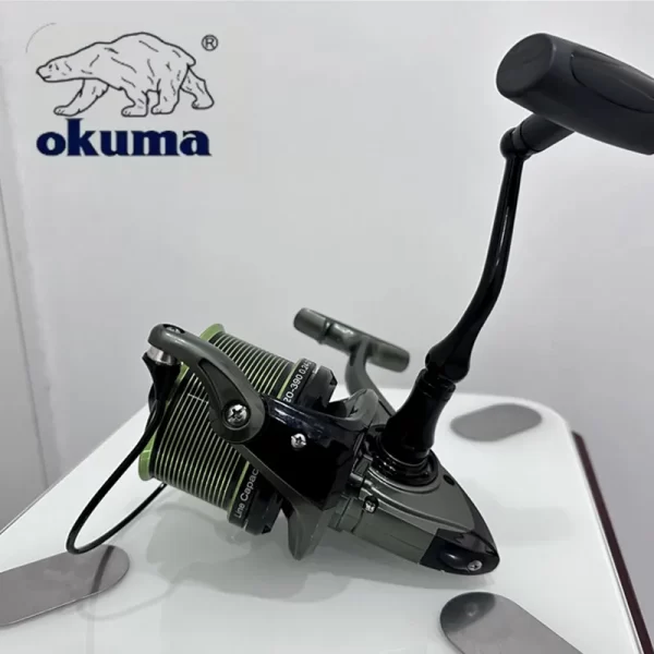 Carreto de Spinning OKUMA 8000-12000 com Rolamentos de Aço Inoxidável - Image 7