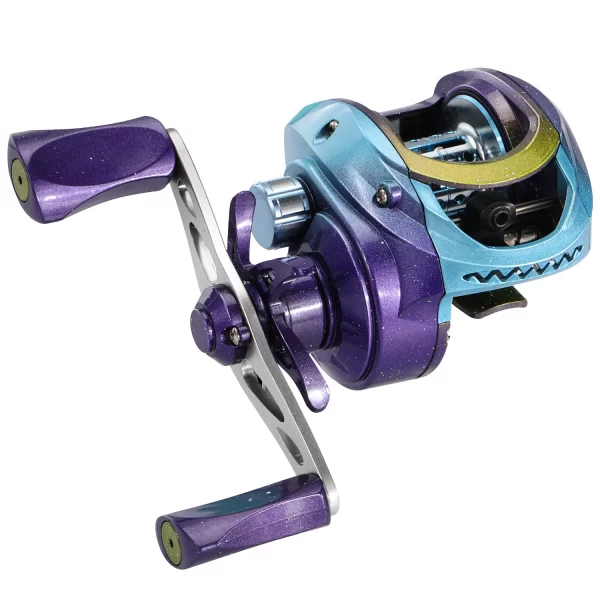 Carreto Casting Sougayilang 7.2:1 Drag 8kg Multicolor com Carretel de Alumínio - Image 9