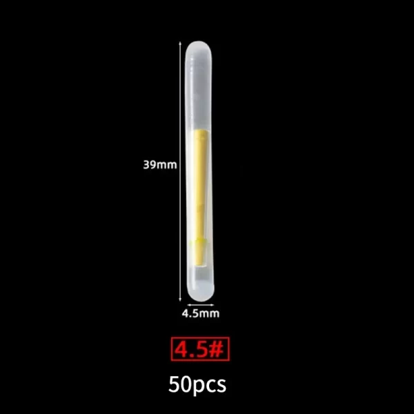 Conjunto de 50 Boias Luminosas Fluorescentes 2.2mm a 4.5mm para Pesca Noturna - Image 9