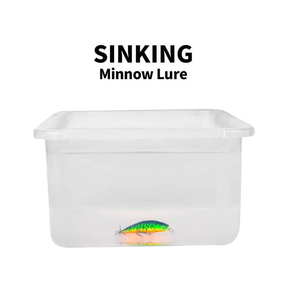 Amostra Sinking Jerkbait 6g 6cm de Lançamento Longo com Anzóis 8# - Image 6