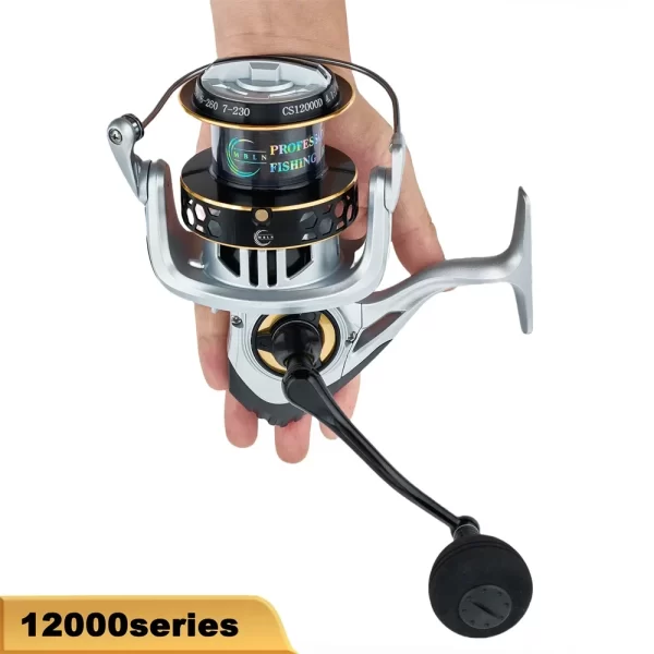 Carreto Spinning MBLN Série 2000-12000 Corpo Reforçado Drag 25kg - Image 8