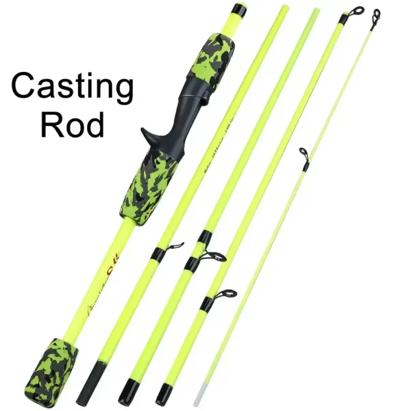 Cana Spinning/Casting Sougayilang 1.7m 5 Secções Ultraligeira Portátil em Carbono - Image 10