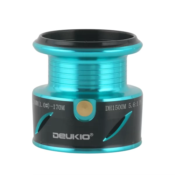 Carreto DEUKIO DH Spinning 5.6:1 com Drag 6kg e Manivela Metálica CNC - Image 3