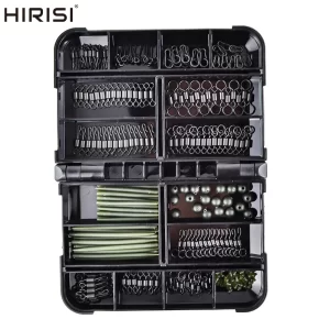 Kit de 280 Acessórios de Montagem para Pesca à Carpa Hirisi XP-311 com Estojo Organizador