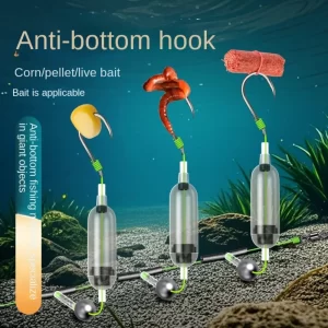 Montagem para Carpa com 3 Anzóis Iseni e Sistema Anti-fundo