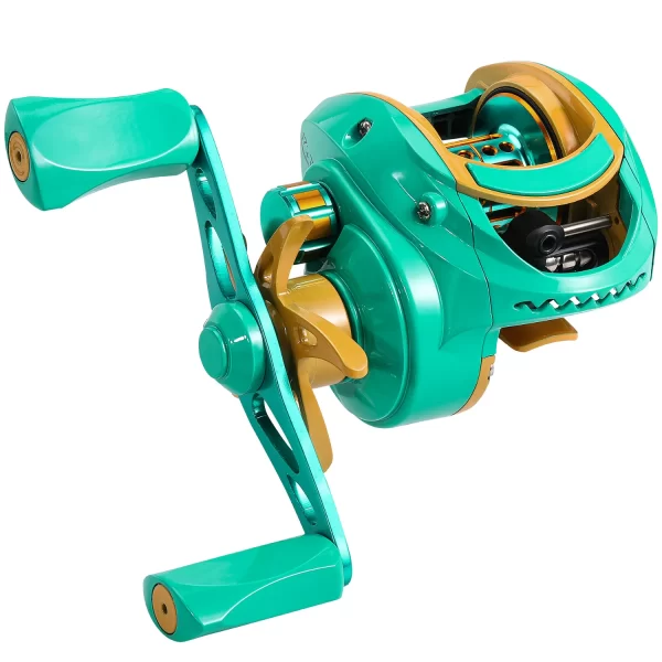 Carreto Casting Sougayilang 7.2:1 Drag 8kg Multicolor com Carretel de Alumínio - Image 10