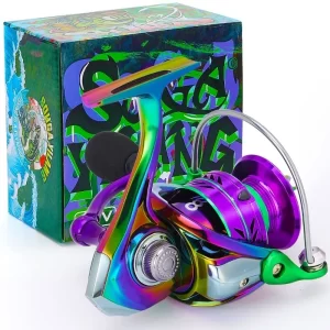 Carreto Spinning Sougayilang 1000-5000 com Drag Máximo 12kg e Pegas EVA