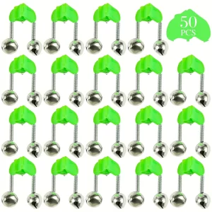 Conjunto de Guizos com Clip para Cana de Pesca (10 ou 50 Unidades)