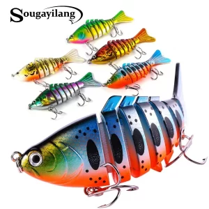 Conjunto 5 Amostras Articuladas Swimbait Sougayilang 10cm 16g