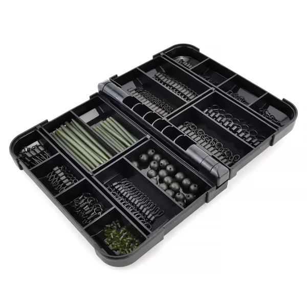 Kit de 280 Acessórios de Montagem para Pesca à Carpa Hirisi XP-311 com Estojo Organizador - Image 5