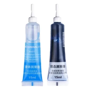 Kit de Manutenção para Carretos – Óleo e Massa Lubrificante 2x15ml para Rolamentos e Engrenagens
