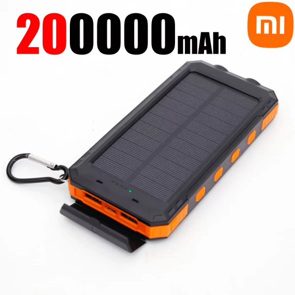 Power Bank Solar Xiaomi 200000mAh com Lanterna LED - Image 17