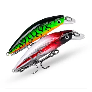 Amostra Sinking Jerkbait 6g 6cm de Lançamento Longo com Anzóis 8#