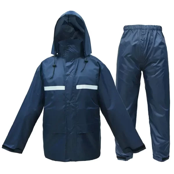 Fato de Chuva 210T com Revestimento PU – Casaco e Calças Impermeáveis - Image 2