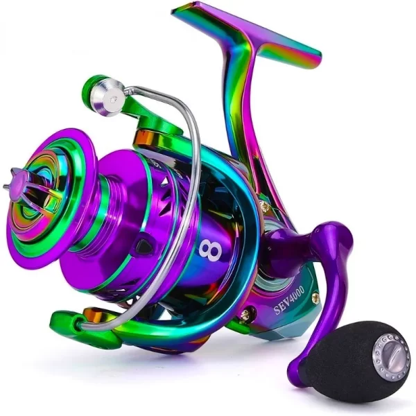 Carreto Spinning Sougayilang 1000-5000 com Drag Máximo 12kg e Pegas EVA - Image 2