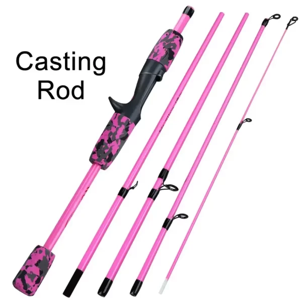 Cana Spinning/Casting Sougayilang 1.7m 5 Secções Ultraligeira Portátil em Carbono - Image 8