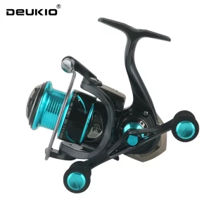 Carreto DEUKIO DH Spinning 5.6:1 com Drag 6kg e Manivela Metálica CNC