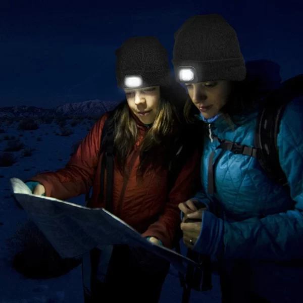Gorro de Malha com Luz LED Integrada - Image 4