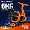 Carreto de Spinning VWVIVIDWORLD NTS2 com Bobine Rasa e Drag 6kg - Image 7