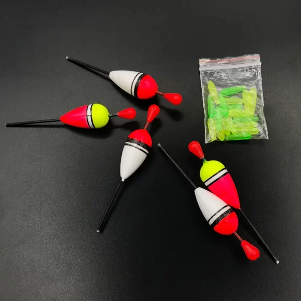 Conjunto 15 Bóias Verticais para Pesca no Mar com Borrachas de Fixação - Image 6