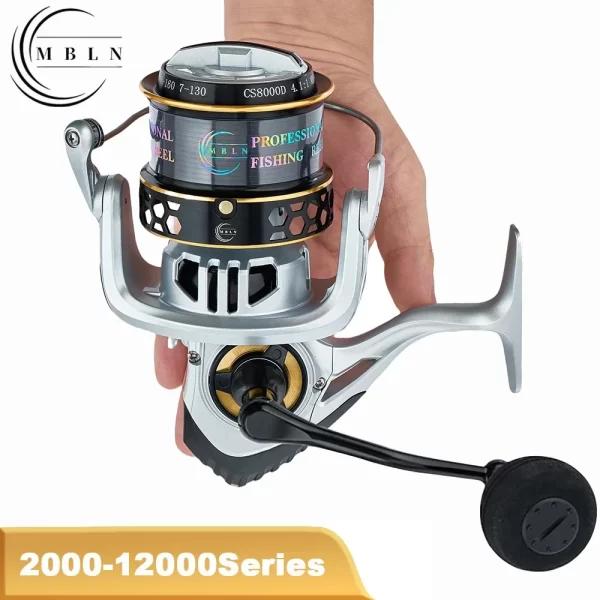 Carreto Spinning MBLN Série 2000-12000 Corpo Reforçado Drag 25kg - Image 5