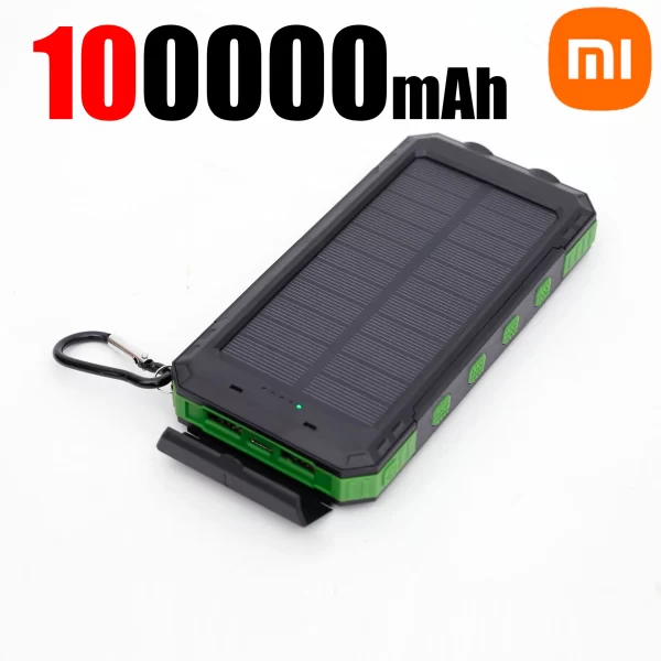 Power Bank Solar Xiaomi 200000mAh com Lanterna LED - Image 9