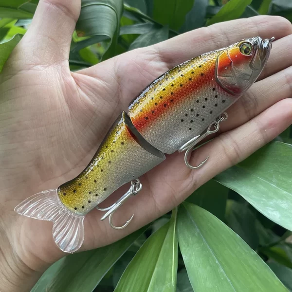 Amostra Articulada Swimbait 135mm 31g de Afundamento Lento - Image 5