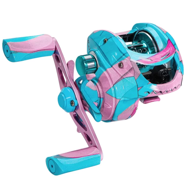 Carreto Casting Sougayilang 7.2:1 Drag 8kg Multicolor com Carretel de Alumínio - Image 7