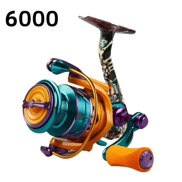 Carreto Spinning BILLINGS HA 1000-6000 com Bobine Metálica e Drag Máx. 10kg - Image 12