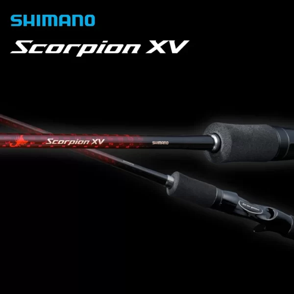 Cana SHIMANO Scorpion XV Spinning/Casting Portátil 2 Secções 1.22m–1.98m