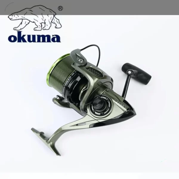 Carreto de Spinning OKUMA 8000-12000 com Rolamentos de Aço Inoxidável - Image 4
