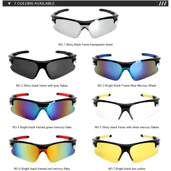 Óculos de Sol RIDERACE com Lentes UV400 para Proteção na Pesca - Image 2