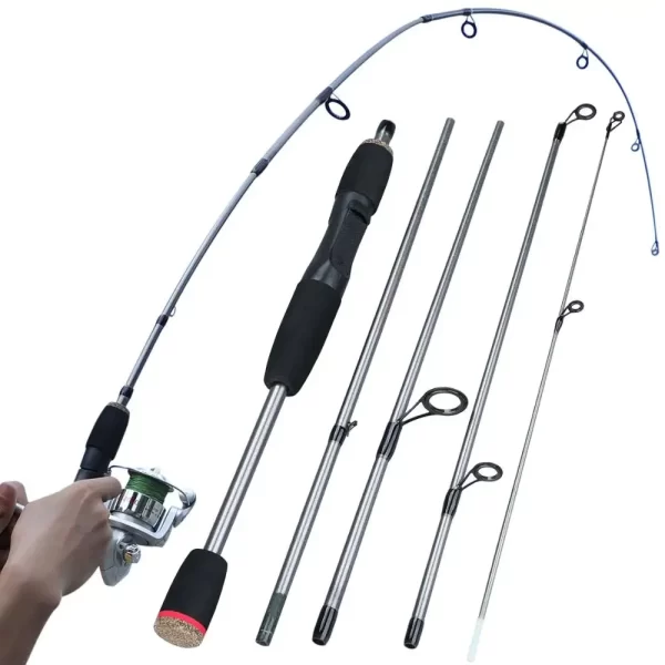 Cana Spinning/Casting Sougayilang 1.7m 5 Secções Ultraligeira Portátil em Carbono - Image 11