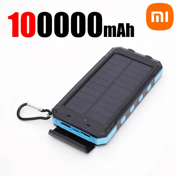 Power Bank Solar Xiaomi 200000mAh com Lanterna LED - Image 15