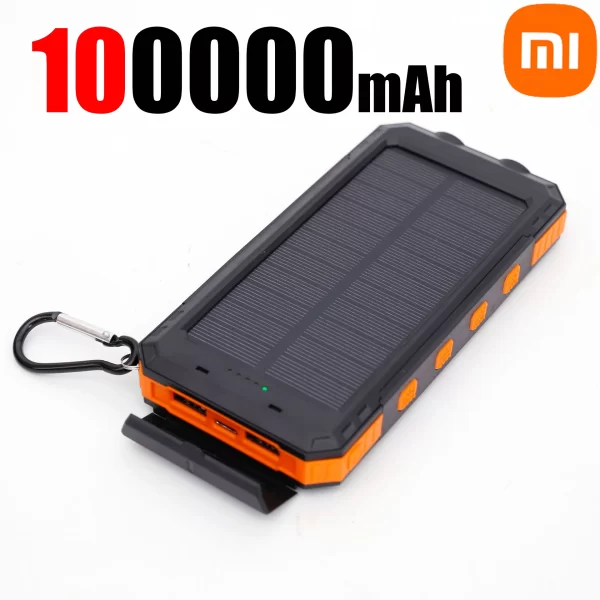 Power Bank Solar Xiaomi 200000mAh com Lanterna LED - Image 8