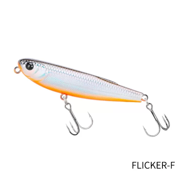 Amostra Flutuante Pencil TSURINOYA FLICKER 70F 8.4g com Ação Z Dog para Predadores - Image 13