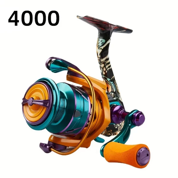 Carreto Spinning BILLINGS HA 1000-6000 com Bobine Metálica e Drag Máx. 10kg - Image 9