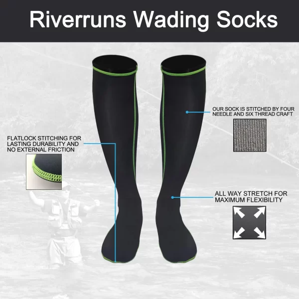 Meias de Vadeio em Neoprene Eupheng Antiderrapantes com Isolamento Térmico - Image 4
