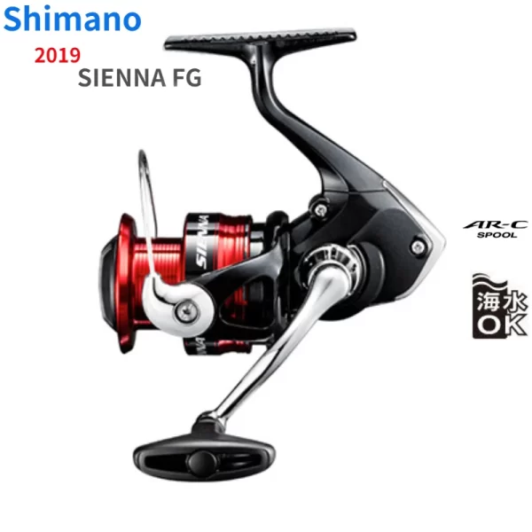 Carreto SHIMANO SIENNA FG 2019 500 a 4000 Drag Suave com Anti-Retorno Instantâneo