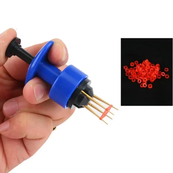 Clip de Isco Vermelho para Minhocas e Larvas com Elástico - Image 5