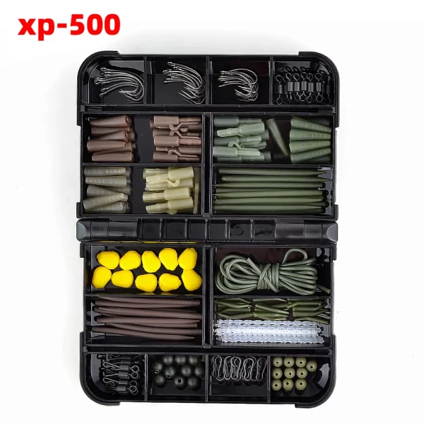 Kit de Montagens Hirisi XP-300 para Pesca à Carpa com 434 Peças e Caixa Organizada - Image 7