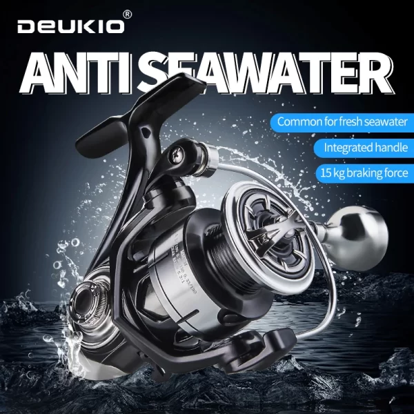 Carreto Spinning DEUKIO LEXA Pro 2000-7000, Drag 15kg, 3+1BB - Image 5