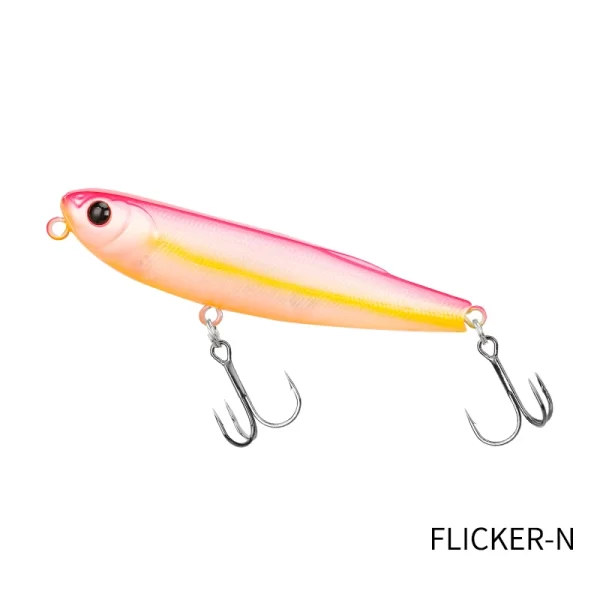 Amostra Flutuante Pencil TSURINOYA FLICKER 70F 8.4g com Ação Z Dog para Predadores - Image 19