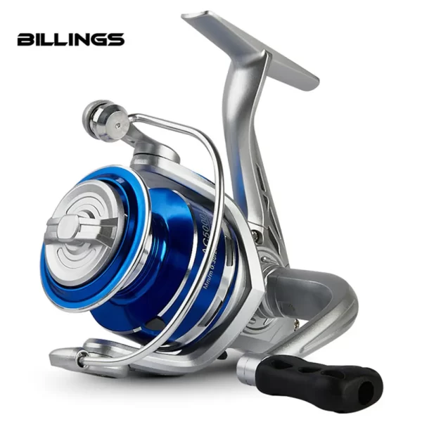 Carreto Spinning BILLINGS AC 5.2:1 Drag 10kg com Manivela Rebatível - Image 7