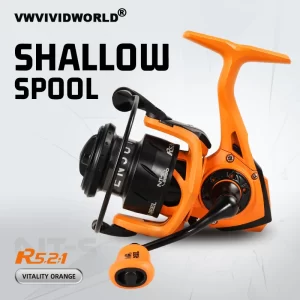 Carreto de Spinning VWVIVIDWORLD NTS2 com Bobine Rasa e Drag 6kg