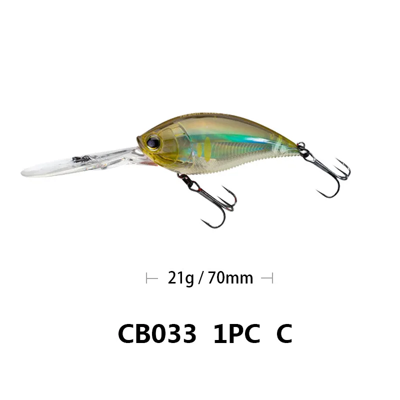 Amostra Crankbait SAMOLLA Flutuante Shallow Diver ação até 1.2m 21g 11,4cm - Image 9