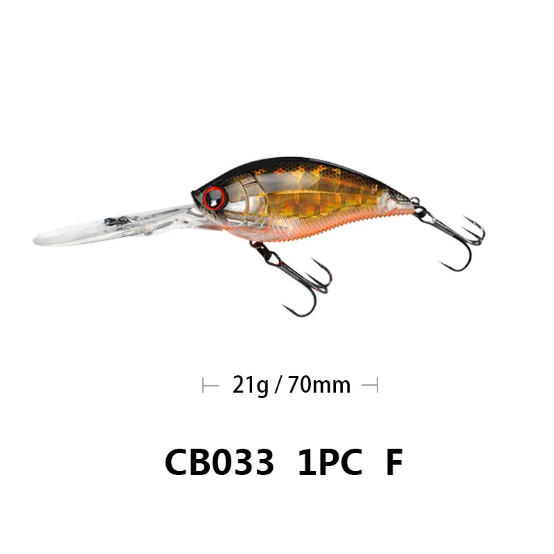 Amostra Crankbait SAMOLLA Flutuante Shallow Diver ação até 1.2m 21g 11,4cm - Image 8
