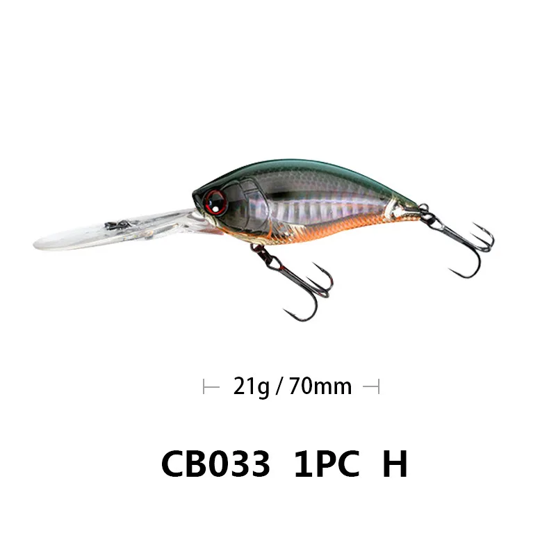 Amostra Crankbait SAMOLLA Flutuante Shallow Diver ação até 1.2m 21g 11,4cm - Image 12