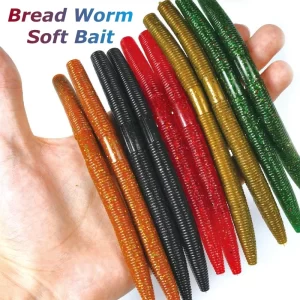 Amostra Softbait Criatura Minhoca (Senko) WONDERSEE 10pcs 10cm ou 14cm